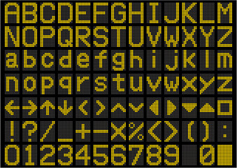 デジタル英数のイメージ素材集