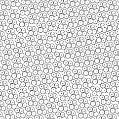 Cartoon colony of microorganisms, bacteria, viruses or round algae