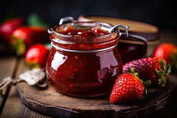 Strawberry Jam Half Cook