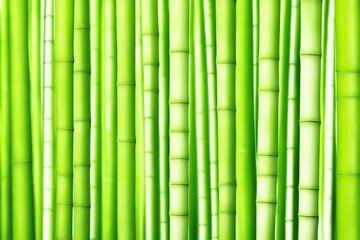 Bamboo background with leaves