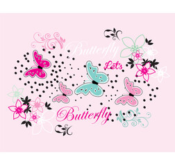 butterfly print pattern