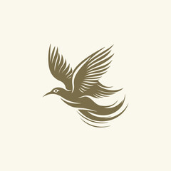 Bird logo design vector illustration