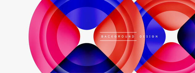 Circle abstract background. Wallpaper, banner, background, landing page, wall art, invitation, print, poster