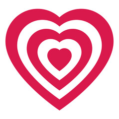 Red heart icon