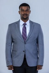 Business man on background. Man leader the new company self-confident. Professional Confident business expert