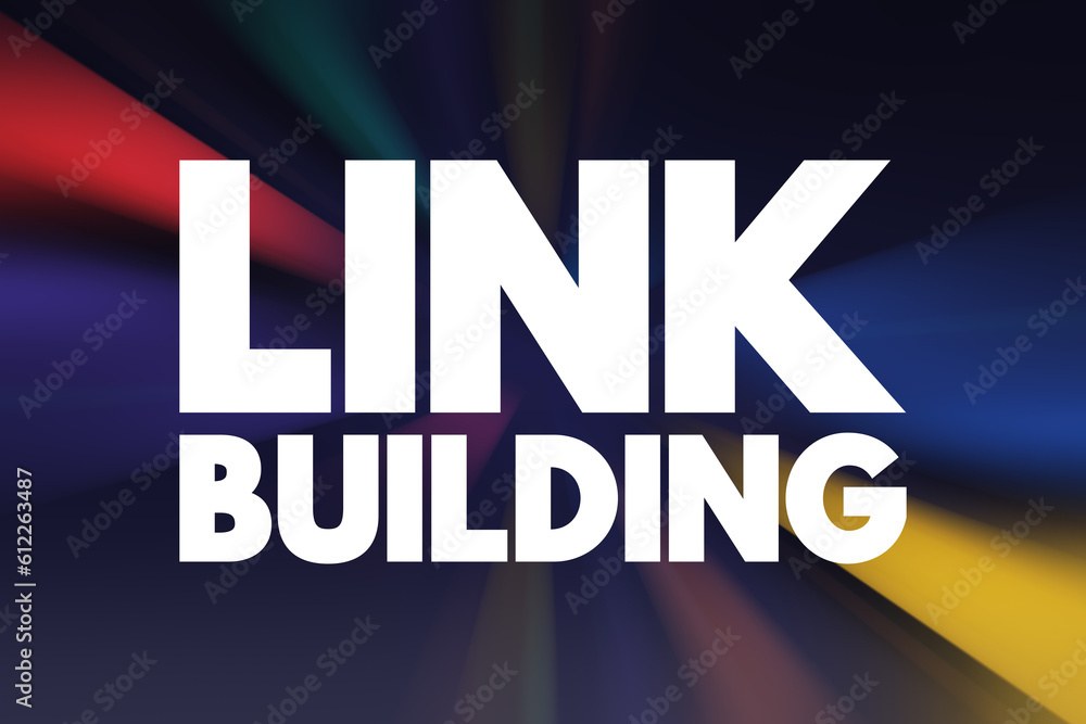 Poster link building - practice of building one-way hyperlinks to a website with the goal of improving sear