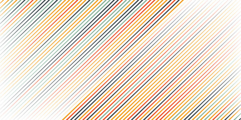 Colorful, multicolor oblique, diagonal dynamic lines, stripes pattern. Straight parallel skew stripes, streaks illustration. Slope, skew asymmetric lineal, linear element.