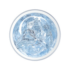 グラスに入った水のイラスト リアル