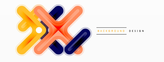 Cross line background minimal geometric template. Design for wallpaper, banner, background, landing page, wall art, invitation, prints, posters