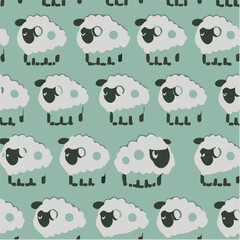 cute simple ram pattern, cartoon, minimal, decorate blankets, carpets, for kids, theme print design
