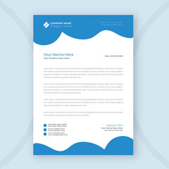Corporate business letterhead design template for your business