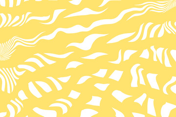 Vector abstract checkered background. Simple backdrop with optical illusion, op art.