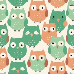 cute simple owl pattern, cartoon, minimal, decorate blankets, carpets, for kids, theme print design
