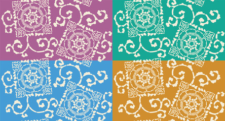 Fototapeta premium flower abstract nature modern mandala pattern vector decoration