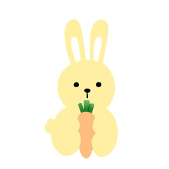 easter bunny with egg
Rabbit
Carrot