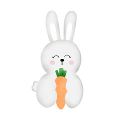 rabbit with carrot