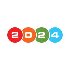 2024 logo editable resizable EPS 10