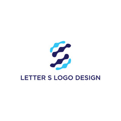 letter s logo design editable resizable EPS 10