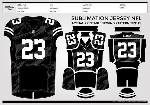American Football Jersey Template Images – Browse 4,156 Stock Photos,  Vectors, and Video