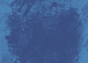 Aesthetic dotted design element. Duo tone poster . Modern art .Abstract composition . Half tone background. Halftone dots texture effect .Contemporary vector design