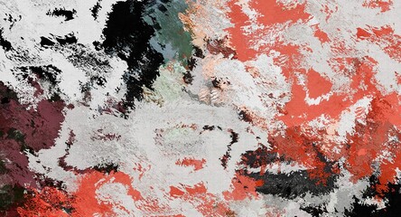 Abstract Grunge Background Graphic Watercolor Stylization on Textured Canvas of Chaetic Strokes of Paint Spots