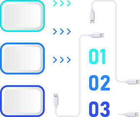 Fototapeta premium Entertainment technology infographic chart design element set. Abstract vector symbols for infochart with blank copy spaces. Kit with shapes for instructional graphics. Visual data presentation