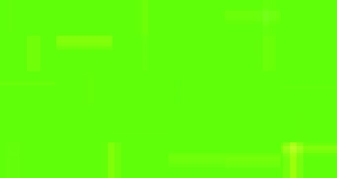 Summer colors transition on a green background. colorful transitions with alpha channel. Key color, color key, alpha channel. 4K video	
