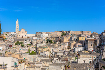 Ancient Unesco heritage old town of Matera