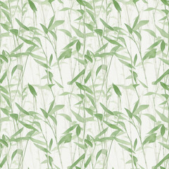 bamboo leaves pattern