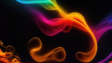 Abstract background illustration of a smoke color (Generative AI)