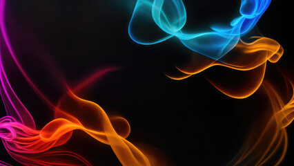 Abstract background illustration of a smoke color (Generative AI)