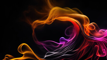 Abstract background illustration of a smoke color (Generative AI)
