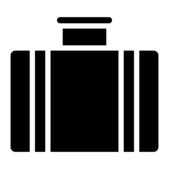 travel bag glyph 
