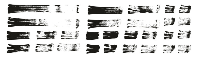 Flat Fan Brush Regular Straight Lines High Detail Abstract Vector Background MEGA Set 