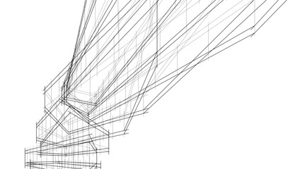 Concept city architecture vector illustration