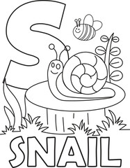 Alphabet Letter Coloring Page