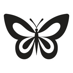 silhouette butterfly