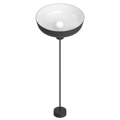 3D rendering illustration of a pendant lamp