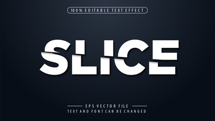 SLICE TEXT EFFECT