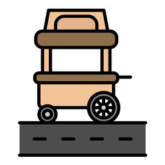 Street Food Line Color Icon