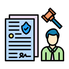 Jurisdiction Line Color Icon