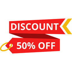 Sale promotion tag banner label