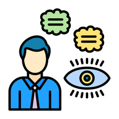 Testimony Line Color Icon