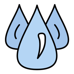 Drop Line Color Icon