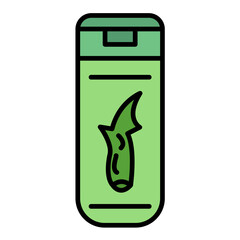 Gel Pack Line Color Icon