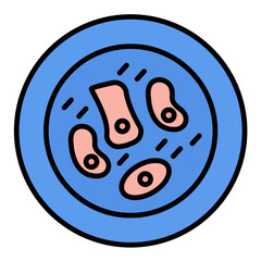 Skin Cell Line Color Icon