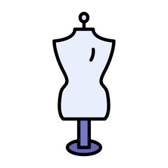 Obraz premium Mannequin Line Color Icon