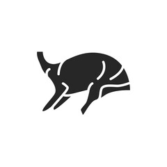 Lamb carcass color line icon. Pictogram for web page, mobile app, promo.