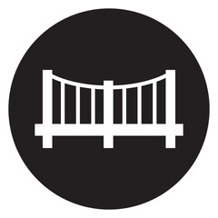 bridge icon vector