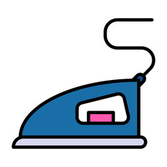 Fototapeta premium Iron Line Color Icon